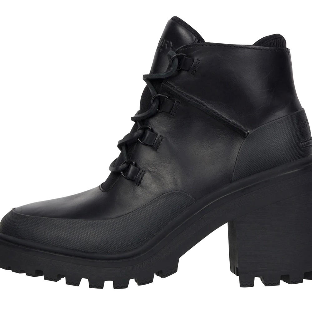 🍂 SPEERY Womens Black Pretty Tough Boot 🍂